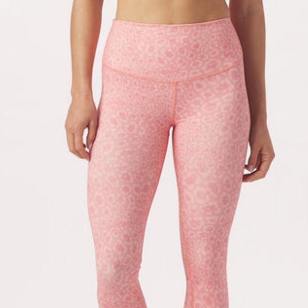 BNWT Glyder Sultry Legging in Sherbert Leopard Print Large - Picture 7 of 10